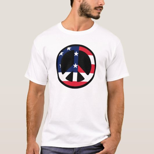 ピースサイン Tシャツ (正面)