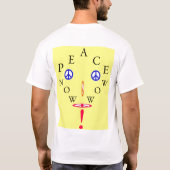 ピースサイン Tシャツ (裏面)