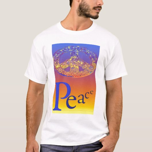 ピースサイン Tシャツ (正面)
