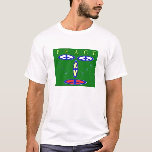 ピースサイン Tシャツ (正面)