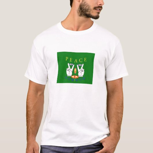 ピースサイン Tシャツ (正面)