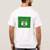 ピースサイン Tシャツ (裏面)