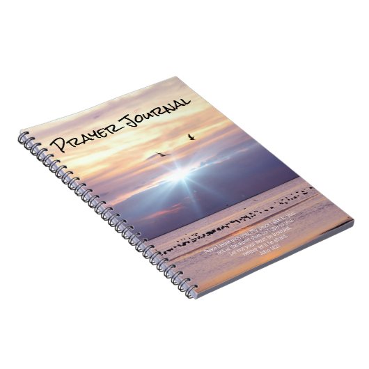 ピースサンセット海祈りの言葉ジャーナル ノートブック (右側)