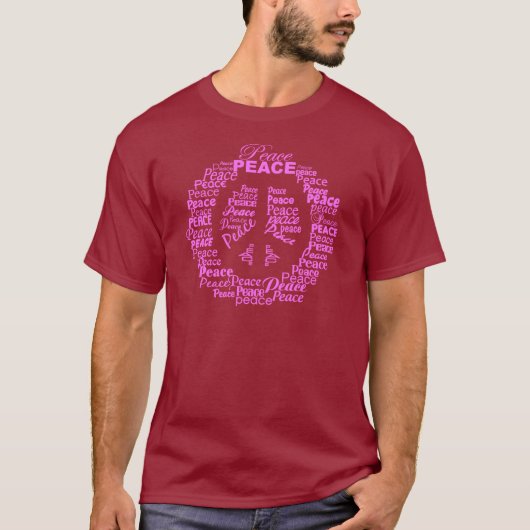 ピースシャツ – スタイルとカラーを選択 Tシャツ (正面)