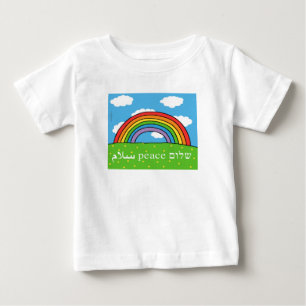 ピースシャロムサラームベビーTシャツ ベビーTシャツ