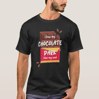 ピースジョイとチョコレートダークチョコレートプレミアム Tシャツ