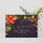 ピースジョイホープ《写真》ぼけ味クリスマス シーズンカード (スタンド正面)