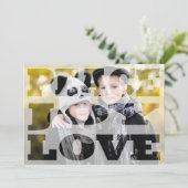 ピースジョイラブウィンドウホリデーフラットカード シーズンカード (スタンド正面)