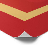 ピースジョイラブクリスマス恵みフェスティバル金ゴールド ポスター (角)