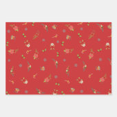 ピースジョイラブリースクリスマス ラッピングペーパーシート (正面2)