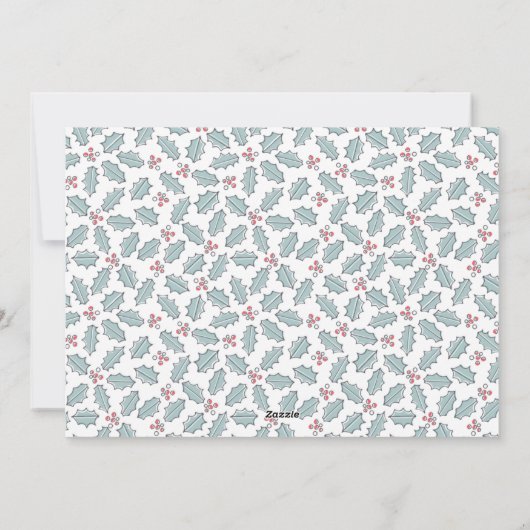 ピースジョイラブ3枚の写真家クリスマス シーズンカード (裏面)