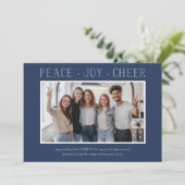 ピースジョイ応援企業のビジネスチームの写真 シーズンカード (スタンド正面)