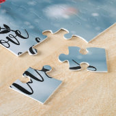 ピースジョーラブクリスマスレッドベリー&雪 ジグソーパズル (側面)