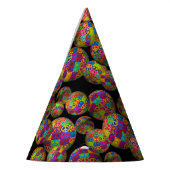 ピーススクウェアボール パーティーハット (左)