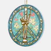 ピーススケルトンハンド セラミックオーナメント (左)