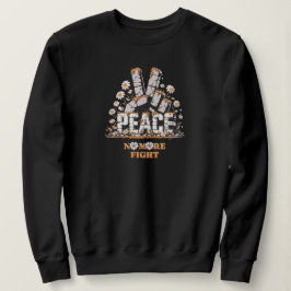 ピースストーンフラワーヴィンテージ感動的引用文 スウェットシャツ