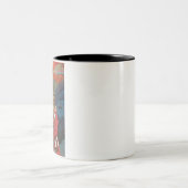 ピーススルー強度イラストレーション2 ツートーンマグカップ (中央)