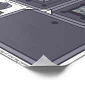 ピースセ想像ンターパークフォトフレームオーナメント ポスター (角)