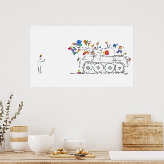 ピースタンク ポスター (キッチン)