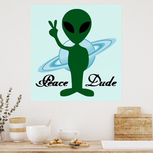 ピースダード ポスター (キッチン)