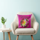 ピースダ鮮やかリアの花感動的 クッション (椅子)