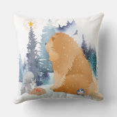 ピースチャウ犬の休日 クッション (裏面)