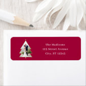 ピースツリーホリデイ差出人住所ラベル ラベル (インサイチュ)