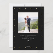 ピースツリー モダンホリデー フォト カード (裏面)