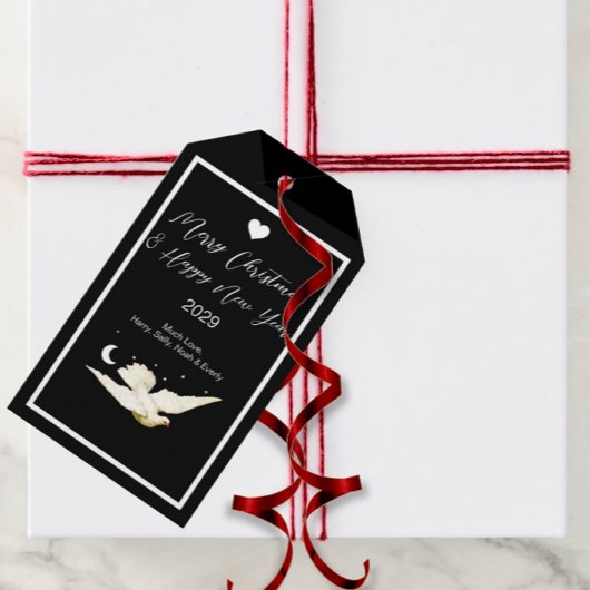 ピーストゥオールドーブギフトラベルクリスマスホリデー ギフトタグ