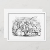 ピーストゥザハウスキュリエ&イヴリトグラフ ポストカード (正面/裏面)