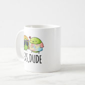 ピースドゥデヒッピおもしろいーピープン コーヒーマグカップ (正面左)