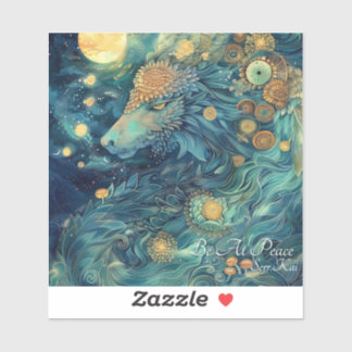 ピースドラゴンのステッカー シール