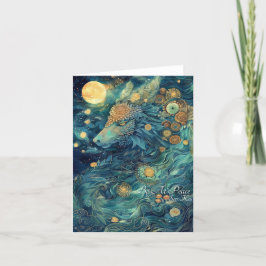 ピースドラゴンカードにいる サンキューカード