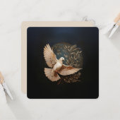 ピースドーエレガントブオリーブブランチアート カード (正面/裏面インサイチュ)