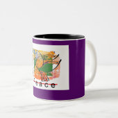 ピースドーブコーヒーマグ共有希望 ツートーンマグカップ (正面右)