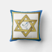 ピースドーブスターオブデイビッド装飾用クッション クッション (裏面)