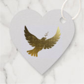 ピースドーブフォイルメッセージカード フェイバータグ (裏面)