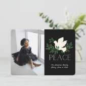 ピースドーブフォトフラットホリデーカード シーズンカード (スタンド正面)