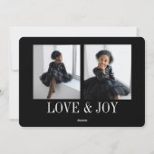 ピースドーブフォトフラットホリデーカード シーズンカード (裏面)