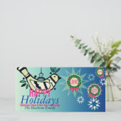 ピースドーブホリデーラブジョイグリーティングカード シーズンカード (スタンド正面)