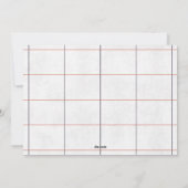 ピースドーブメリークリスマス深いパープル シーズンカード (裏面)