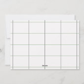 ピースドーブメリークリスマス白黒レッド シーズンカード (裏面)