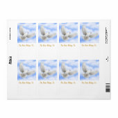 ピースドーブ蔵書票 ラベル (フルシート)