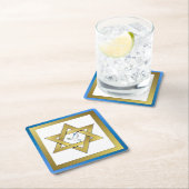 ピースドーヴスターオブデイヴィッドスクエア紙コースター スクエアペーパーコースター (インサイチュ)