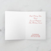 ピースドーヴスタークリスマスホリデーカスタム シーズンカード (内部)