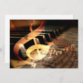 ピースドーヴピアノ先生ホリディグリーティングカード シーズンカード (正面/裏面)