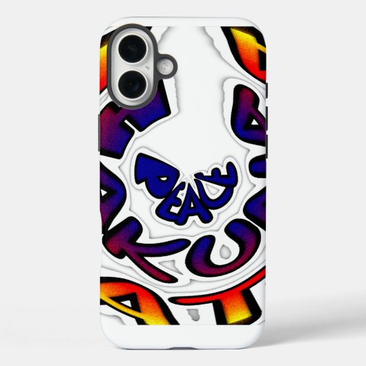 ピースハクナマタタギフト Case-Mate iPhoneケース (裏面)