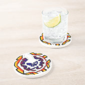 「ピースハクナマタタ」サーキュラーアートプリント コースター (側面)