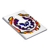 「ピースハクナマタタ」サーキュラーアートプリント ノートブック (右側)