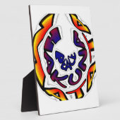 「ピースハクナマタタ」サーキュラーアートプリント フォトプラーク (側面)